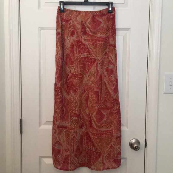 A. Byer Dresses & Skirts - A.Byer patterned maxi-skirt